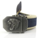 Cinturón de tigres para hombre en varios colores y largos. 15