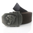 Cinturón de tigres para hombre en varios colores y largos. 13
