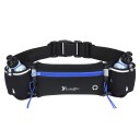 Cinturón deportivo para correr con botellas, portabotellas impermeable multibolsillos, elementos reflectantes, cinturón ajustable para correr y hacer senderismo. 5