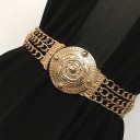 Cinturón dorado de mujer L206 3