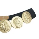 Cinturón dorado para mujer L244 2