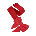 Cinturón elástico de mujer con gran lazo decorativo Elegante accesorio para vestidos Cinturón decorativo Para conjuntos formales y cotidianos 4