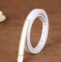 Cinturón estrecho elegante con hebilla J3043 15