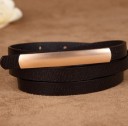 Cinturón estrecho elegante con hebilla J3043 14