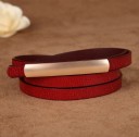 Cinturón estrecho elegante con hebilla J3043 16
