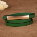 Cinturón estrecho elegante con hebilla J3043 19