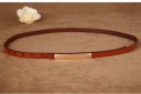 Cinturón estrecho elegante con hebilla J3043 11