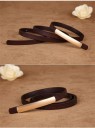 Cinturón estrecho elegante con hebilla J3043 12