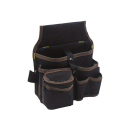 Cinturón multifuncional y bolsa de herramientas para jardineros y electricistas Bolsa combinada con bolsillos Tamaño universal Cinturón ajustable 10