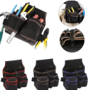 Cinturón multifuncional y bolsa de herramientas para jardineros y electricistas Bolsa combinada con bolsillos Tamaño universal Cinturón 8