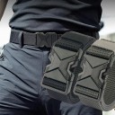 Cinturón trenzado de nailon para hombre, 125 x 3,8 cm, transpirable, deportivo, con hebilla, ajustable, ligero, para vaqueros, pantalones cortos y uniformes. 3