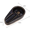 Cinzeiro cerâmico portátil para charutos 120x68x25 mm Utensílio prático para charutos Fumar tabaco Cinzeiro para cigarros 4