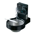 Cinzeiro de parede em aço inoxidável 13×8×7×2,5 cm Cinzeiro minimalista sem fumo para casa escritório interior exterior 5