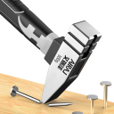 Ciocan de tâmplar 410 g 17,5 x 9,8 cm Ciocan mic de mână din oțel carbon cu canelură magnetică pentru cuie pentru repararea și construcția lemnului 2