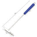 Ciocan metalic cu două capete de tâmplar Ciocan universal mic Lungime 20 cm Cap de oțel Instrument de lucru pentru lemn și metal Tâmplărie 2