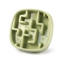 Ciotola anti-ingozzamento per cani e gatti 18,5x18,5x3,5 cm Ciotola quadrata con angoli arrotondati Ciotola antiscivolo con rilievi 4