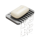 Ciotola in silicone per sapone 11,5x8x1 cm con drenaggio automatico e supporto antiscivolo per sapone Organizzatore multifunzionale per il bagno 2