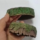 Ciotolina per rettili e serpenti 9 cm Ciotola per terrario a forma di tronco d'albero Per acqua e cibo Decorazione per terrario 3
