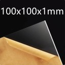 Číra akrylová doska 100x100x1 mm priehľadné plexisklo plastová tabuľa pre rámy modelárstvo ochranné kryty 5