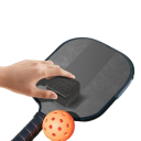 Čisticí guma na pickleballovou raketu 5 x 5 x 2,5 cm odstraňovač prachu a nečistot z karbonových vláken černá pro údržbu pálky 2