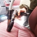 Čistící pistole na detailing interiéru auta foukací i vysávací tornádo s nerezovou trubkou a 360° konektorem pro vzduchový kompresor černá 7