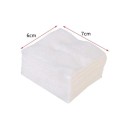 Čistící ubrousky na airsoftové zbraně sada 200 kusů 6 x 7 cm bavlněné vysoce absorpční bílé na čištění hlavně a údržbu zbraně 3