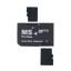Cititor de carduri de memorie MS Pro Duo pentru 2x Micro SDHC 7
