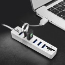 Cititor de carduri SD 2 în 1 USB HUB de mare viteză J1641 4