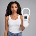 Cititor de microcipuri pentru animale Fonkan FS20 Bluetooth și USB Memorie 500 înregistrări FDX-B și EMID ISO 11784/85 Ecran 3,66 cm Alb Pentru câini 6