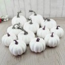 Citrouilles décoratives en plastique 12 pcs 3