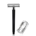 Classic Single-Blade Razor for Men Manual Safety Razor Traditional Wet Shaving Easy and Precise Shaving of Facial Hair 1