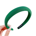 Classic Wide Coloured Hairband 12 cm Universal Size Padded Fabric Headband Elegant Women's Fashion Accessory 11
