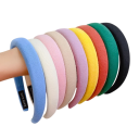 Classic Wide Coloured Hairband 12 cm Universal Size Padded Fabric Headband Elegant Women's Fashion Accessory 2