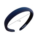 Classic Wide Coloured Hairband 12 cm Universal Size Padded Fabric Headband Elegant Women's Fashion Accessory 4