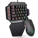 Claviatură de joc cu o mână și mouse 3