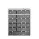 Clavier numérique sans fil avec hub USB 2x USB 3.0 et USB-C Bluetooth 3.0 Interrupteurs ciseaux Batterie 140 mAh Alliage d'aluminium et ABS 3