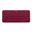 Clavier sans fil Bluetooth compact avec touches rondes Portée jusqu'à 10 m Alimentation 2x AAA Corps en plastique 27,9 x 12,4 x 1,6 cm 2