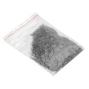 Clavos de pulido de acero inoxidable 0,5 mm 100 g medio abrasivo plateado para pulir superficies metálicas y joyas 1