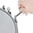 Clé d'accord pour instruments de percussion 4x3,9x2,9x0,98 cm Alliage de zinc robuste Clé métallique universelle pour un accordage précis des tambours 2