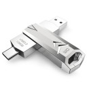 Clé USB dual argentée 1