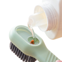 Cleaning Brush 17x6x4.5 cm with Soft Bristles and Long Handle Liquid Brush for Shoes and Clothing Cleaning Aid for Footwear and Textile 5