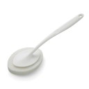 Cleaning Sponge with Long Handle for Dishes and Pans Kitchen Worktop Cleaning Oval Sponge on Flat Head Hanging Hole Length 32 cm 1
