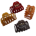 Clema de păr pentru femei 9 x 5 cm Clema de păr elegantă cu design lucios Prindere puternică pentru fixarea rapidă a părului Accesoriu stilat 1