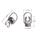 Clemă metalică pentru deteriorarea canistrei de gaz goale, eliminare ecologică, instrument de protecție a mediului, camping 5