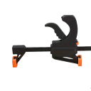 Clemă pentru prelucrarea lemnului 19 x 10,5 cm Cu mecanism de eliberare rapidă Falcă rotativă Deschidere 10 cm Forță de prindere de până la 29 kg Scule manuale 3