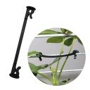 Cleme pentru plante 2000 buc Plastice pentru fixarea tulpinilor de sârmă sau suport Cârlig la fiecare capăt Pentru legume și viță de vie Aproximativ 9 4