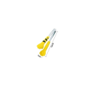 Clește de bucătărie cu labe colorate 12 cm Clește de servire din oțel inoxidabil Clește mic cu motiv de labă Ustensile de bucătărie pentru mâncat și grătar 2