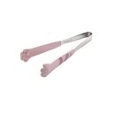 Clește de bucătărie cu labe colorate 24 cm Clește de servire mare din oțel inoxidabil cu labe Instrument pentru grătar și servire alimente 4