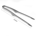 Clește de bucătărie din titan pentru grătar, 23,5 cm, durabil, cu clește de servire precis pentru carne, legume, grătar 2