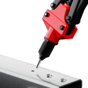 Clește manual de nituri 24,8 x 12,5 cm Oțel aliat Universal pentru nituri 3,2/4,0/4,8 mm Mâner ergonomic 12,7 cm 3